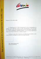 スペインサラマンカアート参加証2004